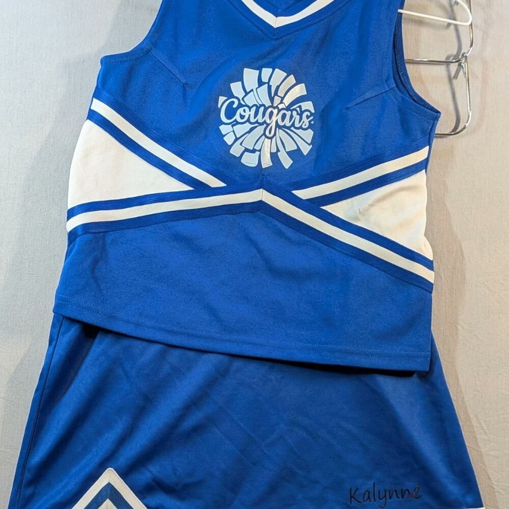 Danzcue Cheer Uniform Shell and Solid  Skirt  SA Shirt LA Skirt